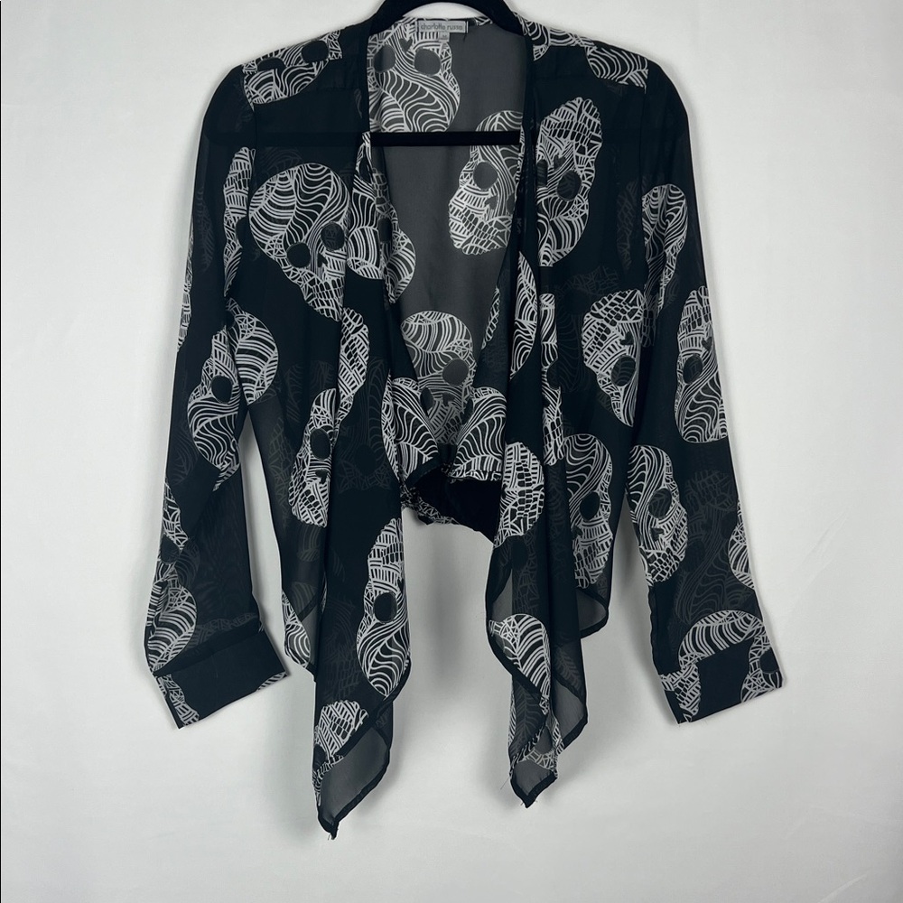Charlotte‎ Russe Skull Cardigan
